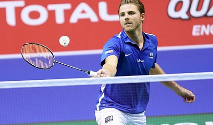 BADMINTON Championnats du monde de Glasgow 2017 : Tian Houwei trop fort pour Brice Leverdez