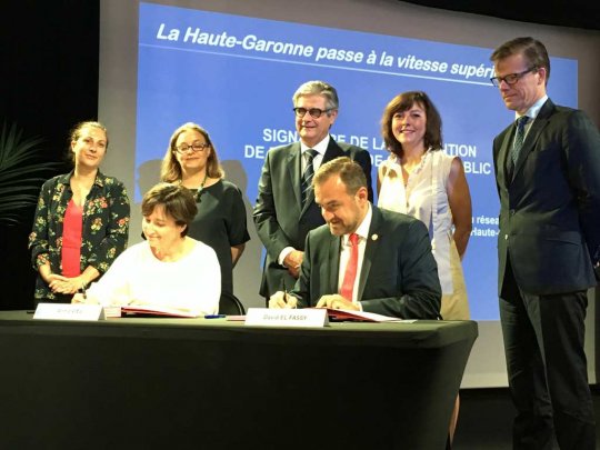 Haute-Garonne : déploiement du THD sur le département