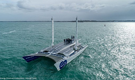 Energy Observer quitte la France pour un voyage autour du monde de 4 ans en autonomie @energy_observer